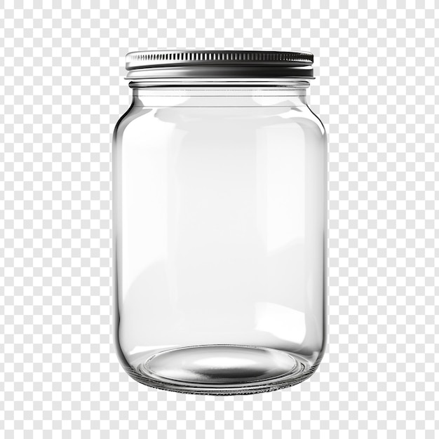 Free PSD jar isolated on transparent background