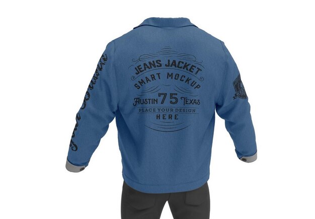 Download Premium Psd Jeans Jacket Mockup