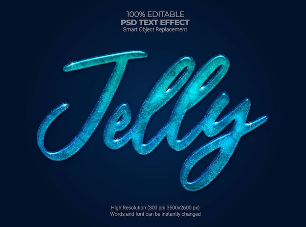 Jelly text effect