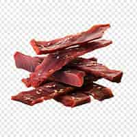 Free PSD jerky isolated on transparent background