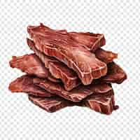 Free PSD jerky isolated on transparent background