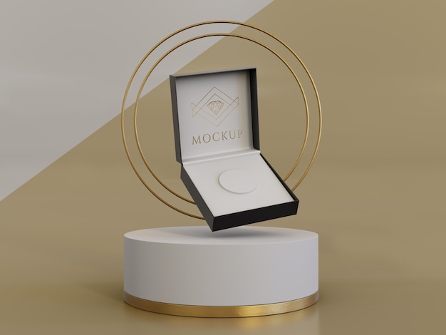 Jewelry packaging display mock up