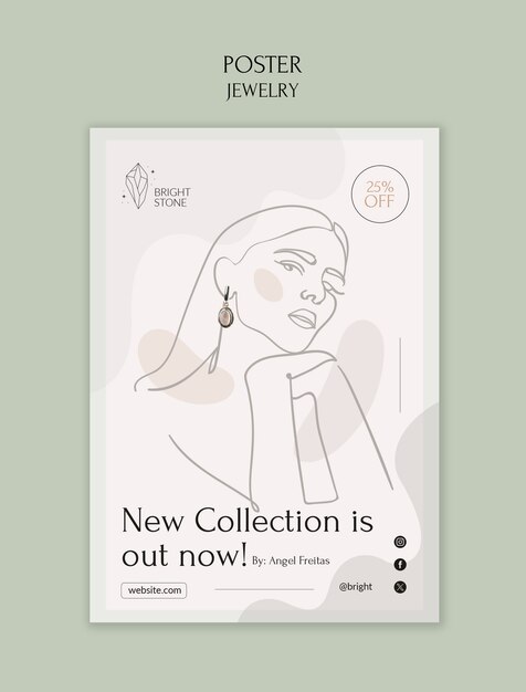 Jewelry shop business template