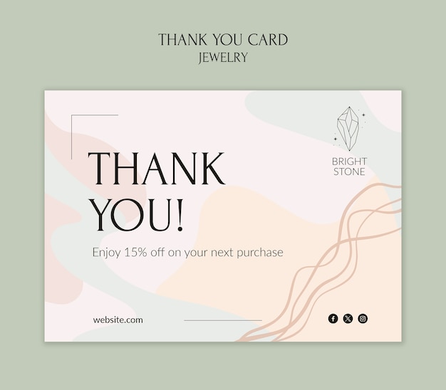 Jewelry shop business template
