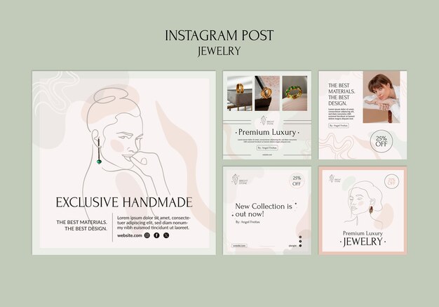 Jewelry shop business template