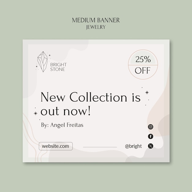 Jewelry shop business template