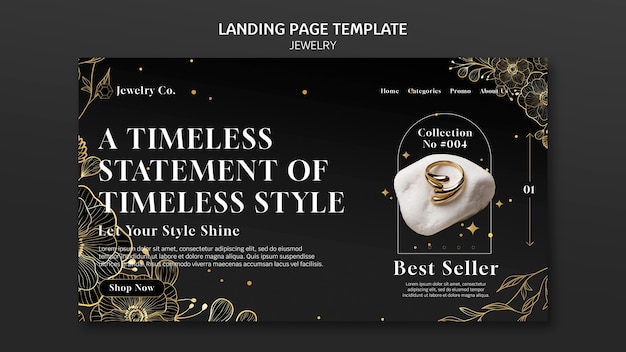 Jewelry template design