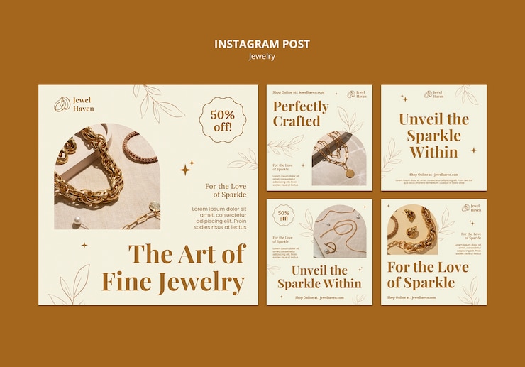 Free PSD jewelry template design