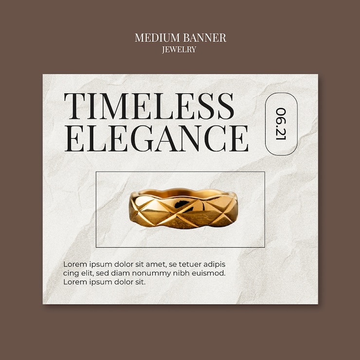 Free PSD jewelry template design
