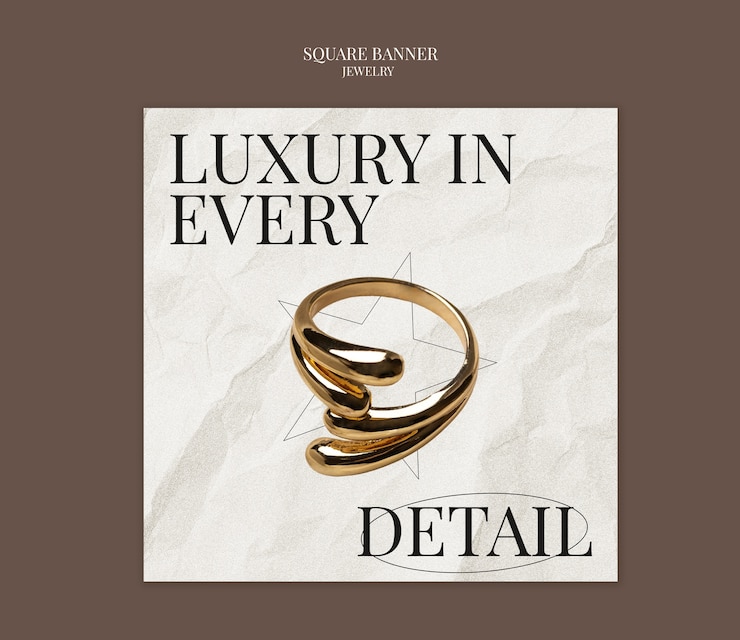 Free PSD jewelry template design
