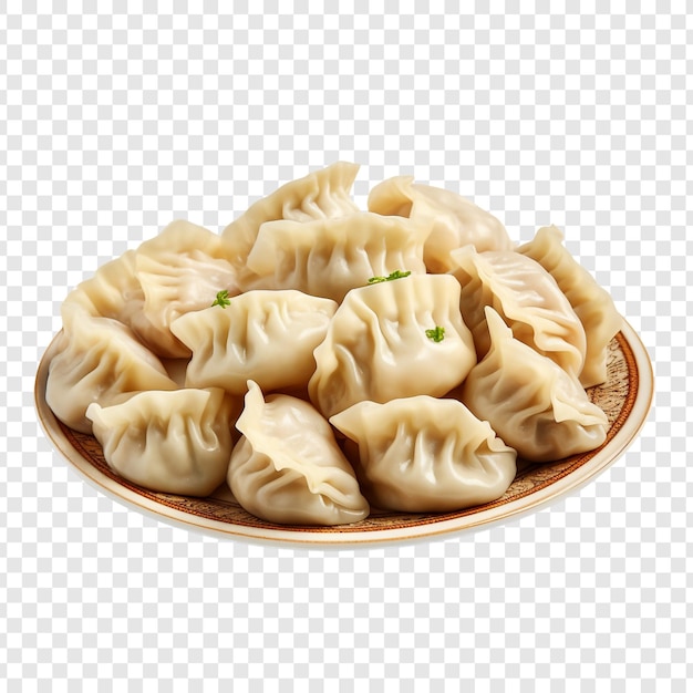 Jiaozi isolato su sfondo trasparente