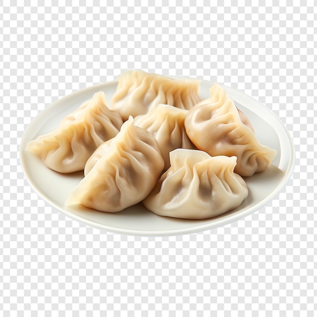 Jiaozi isolated on transparent background