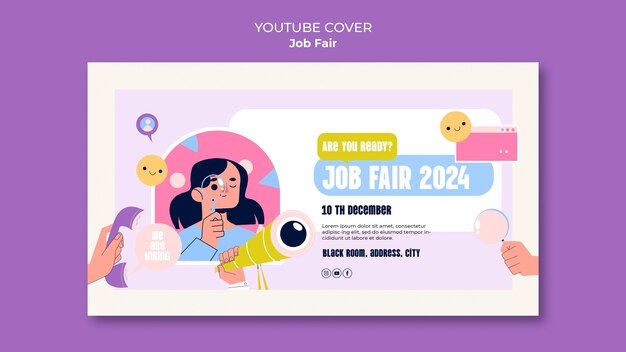 job fair template design