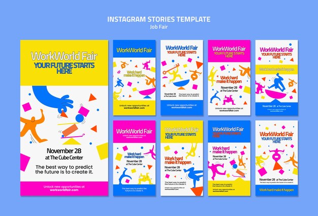 job fair template design