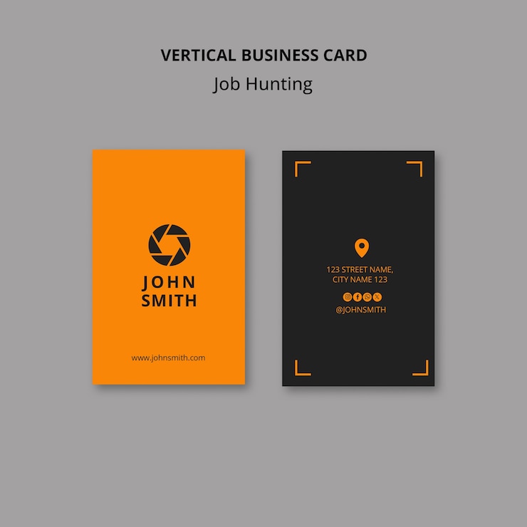 Free PSD job hunting template design