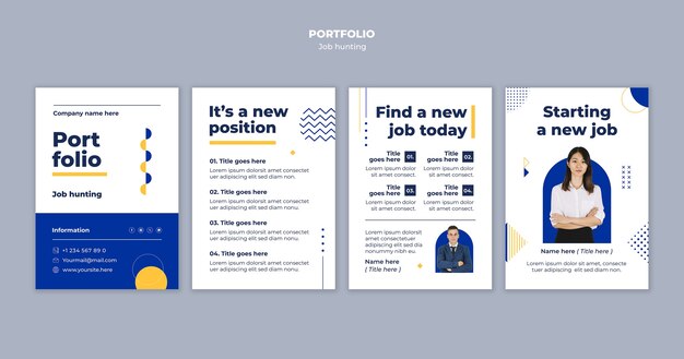 job hunting template