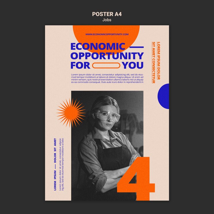 Free PSD job opportunity print template
