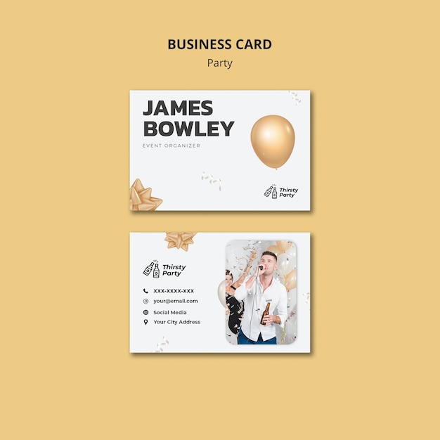 Join the party business card template