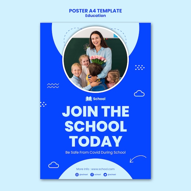 Join school poster template