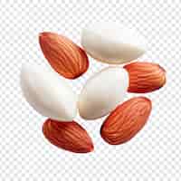 Free PSD jordan almonds isolated on transparent background