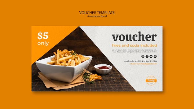 Free PSD juicy burger week with fries and soda voucher