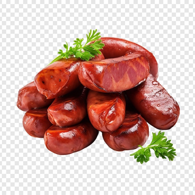 Free PSD kielbasa isolated on transparent background