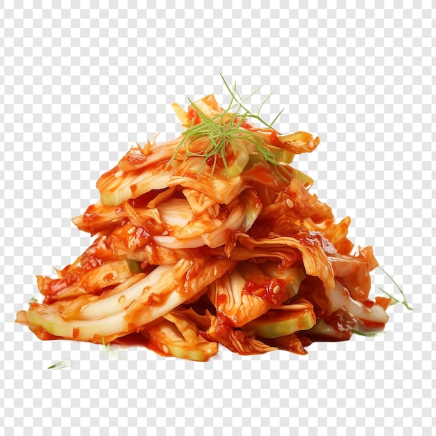 Free PSD kimchi isolated on transparent background