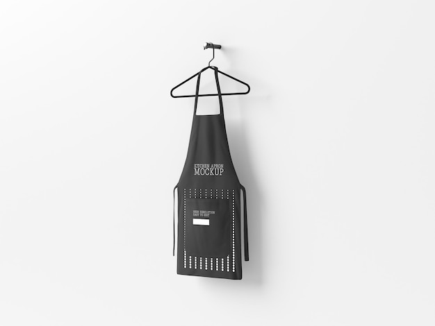 Download Grembiule da cucina hanging mockup | PSD Gratis