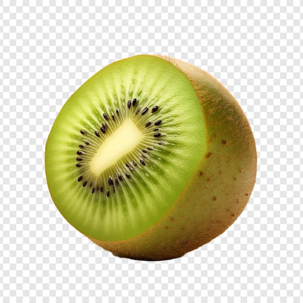 Frutti di kiwi isolati su sfondo trasparente