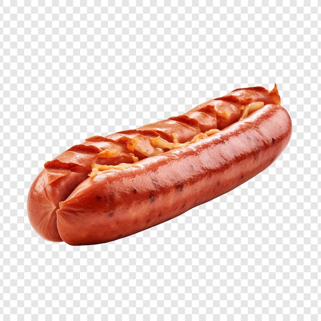 Knockwurst isolated on transparent background