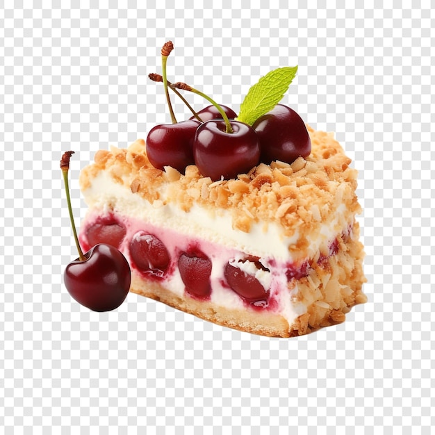 Free PSD kuchen isolated on transparent background