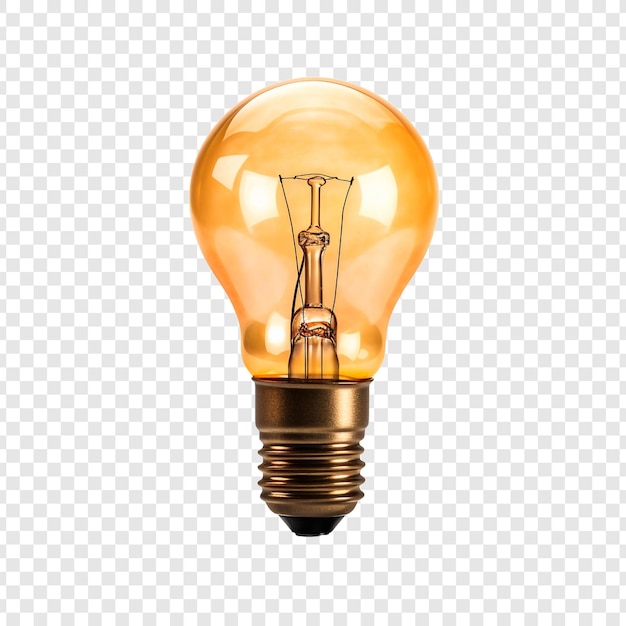 Free PSD lamp isolated on transparent background