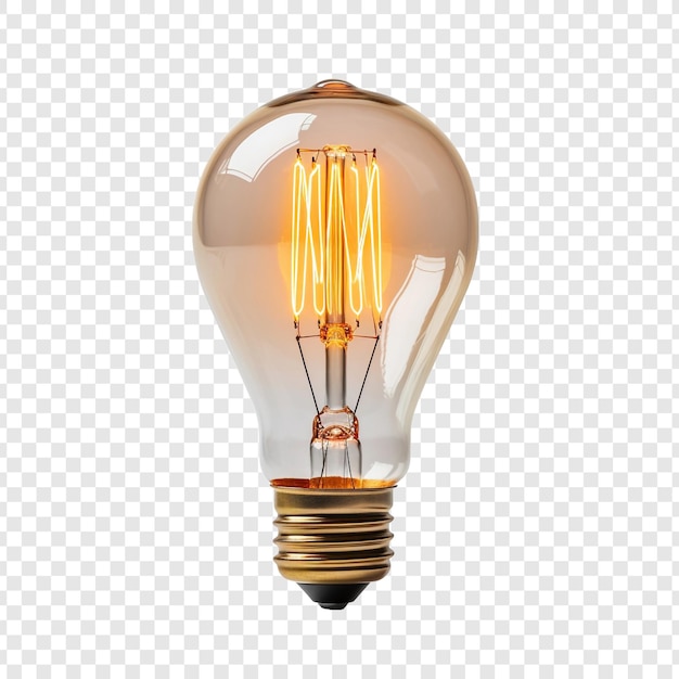 Free PSD lamp isolated on transparent background