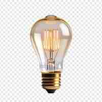 Free PSD lamp isolated on transparent background