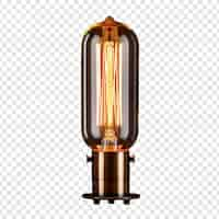 Free PSD lamp isolated on transparent background