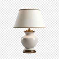 Free PSD lamp isolated on transparent background