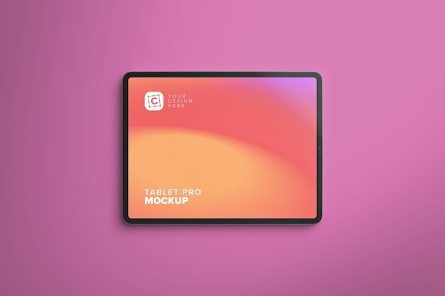 Landscape pro tablet mockup for web design