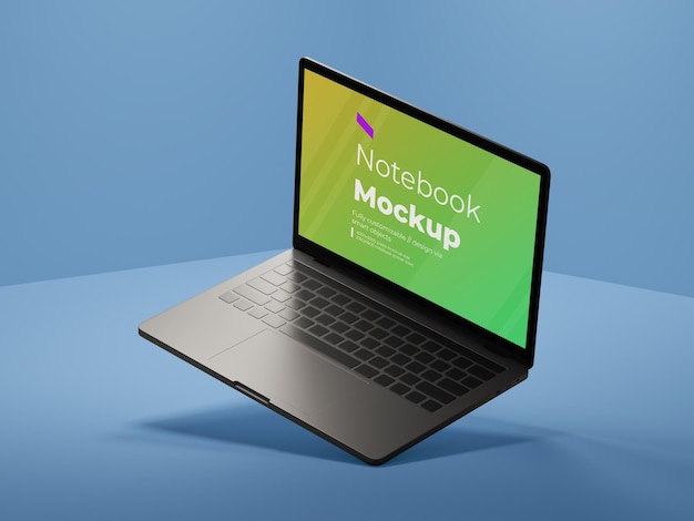 Laptop device mockup