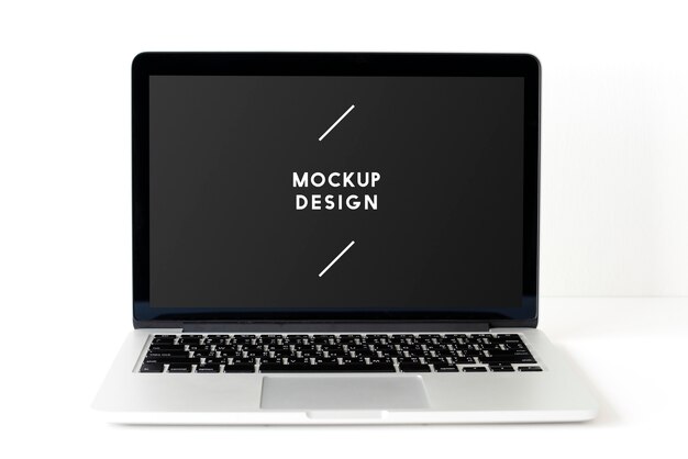 Laptop digital device screen mockup