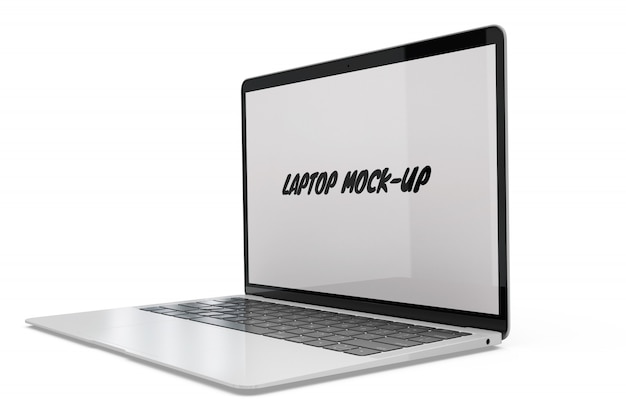 Laptop Mock-up Isolated