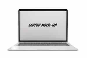 Free PSD laptop mock-up isolated