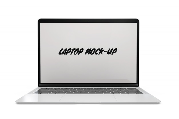 Laptop Mock-up Isolated