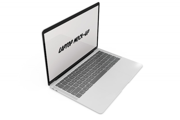 Laptop Mock-up Isolated