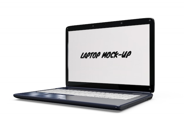 Laptop Mock-up Isolated