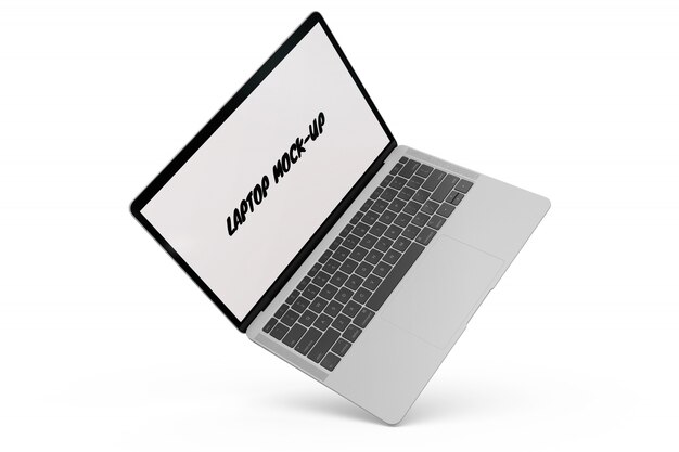 Laptop Mock-up Isolated