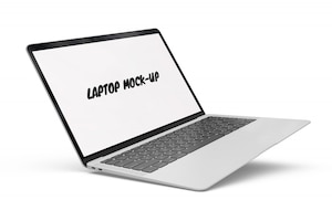 Laptop mock-up isolated