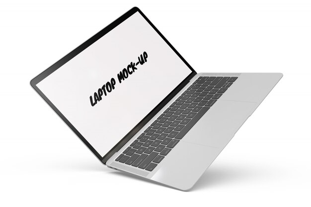 Laptop Mock-up Isolated