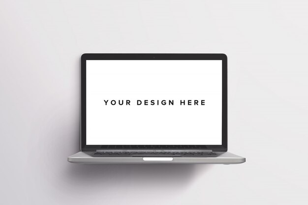 Laptop Mockup on white