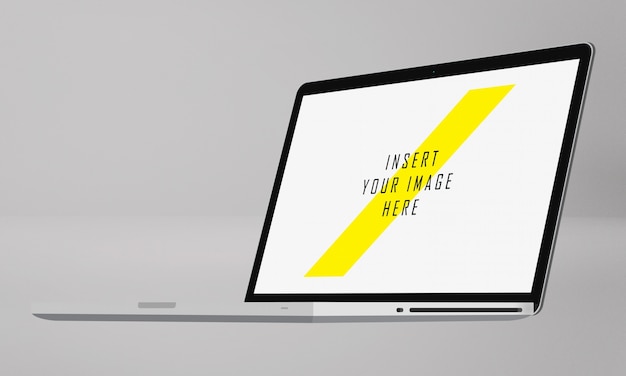 Free PSD laptop screen mock u