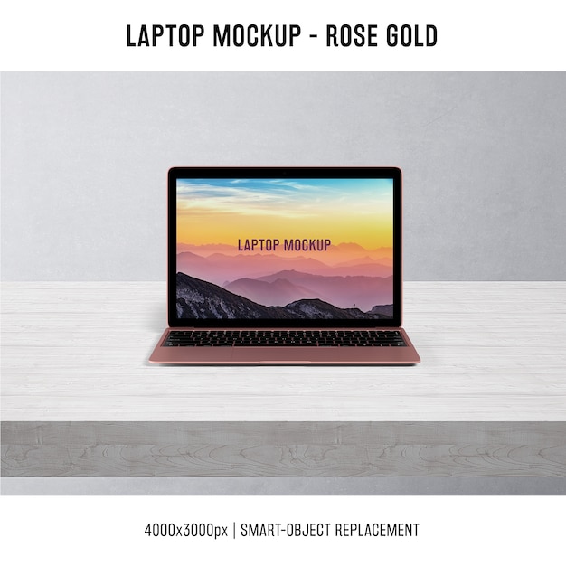 Laptop Screen Mockup – Free PSD Download